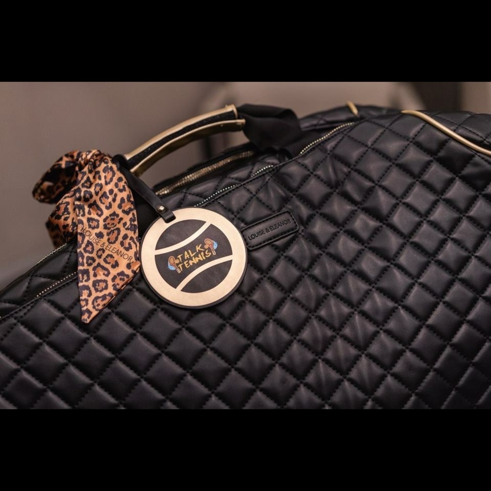 Tennis Racquet Bag - Matte Black Waffle Print - BRAND NEW! - Picture 6 of 16